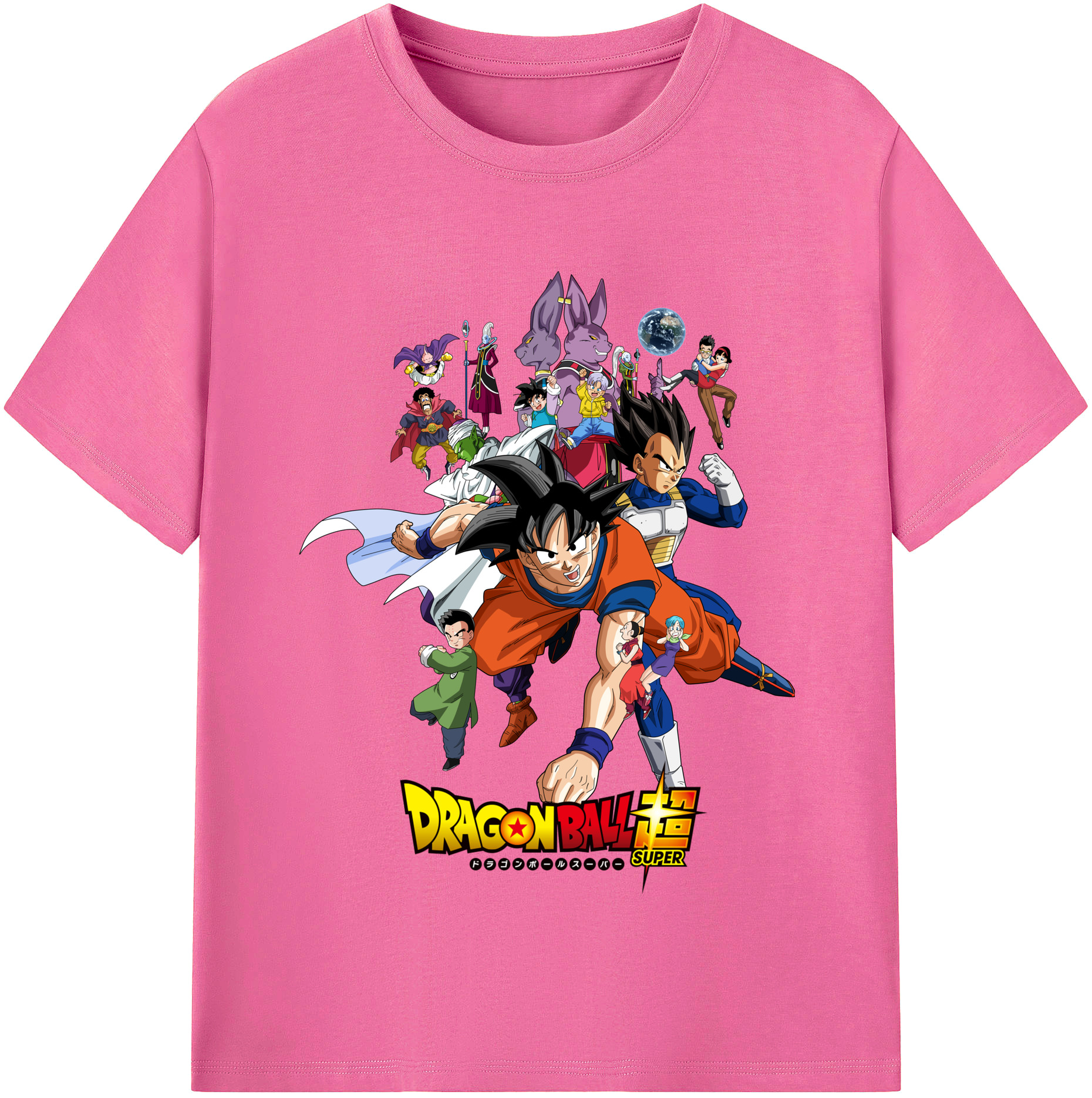 （画像用） ドラゴンボール DRAGON BALL レディースカジュアルプリントTシャツ（綿100％）